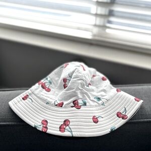 Cherry Patterned Bucket Hat